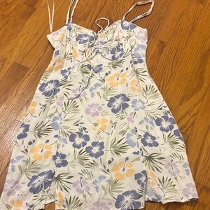 Aeropostale Floral Spaghetti Strap Dress